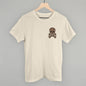 Leopard Print Skull (Left Chest) Ivy + Cloth