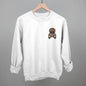 Leopard Print Skull (Left Chest) Ivy + Cloth