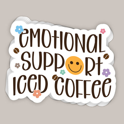 Emotional Support Iced Coffee Decal Ivy + Cloth