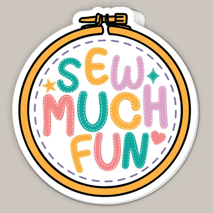 Sew Much Fun (Decal) Ivy + Cloth