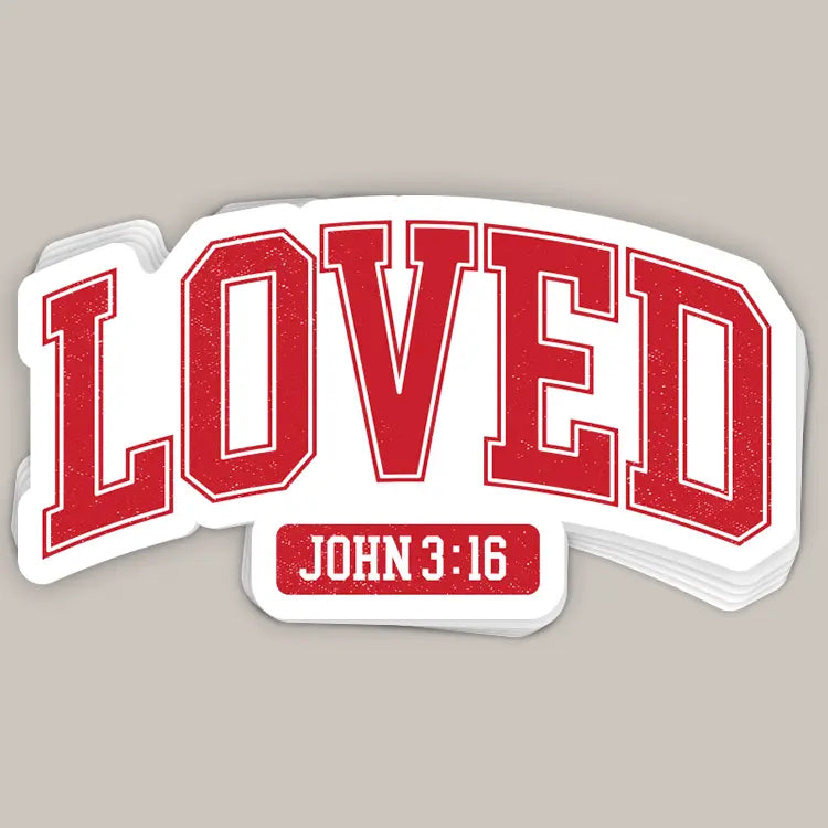 Loved John 3:16 (Decal) Ivy + Cloth