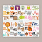 Animal Alphabet (Sticker Sheet) Ivy + Cloth