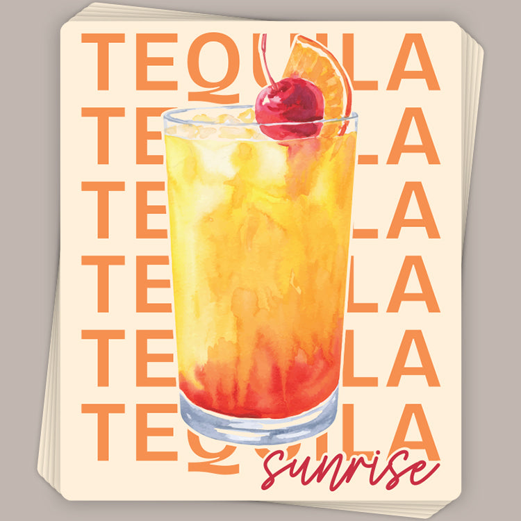 Tequila Sunrise (Decal) Ivy + Cloth