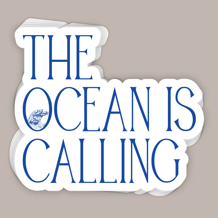 The Ocean Is Calling (Decal) Ivy + Cloth