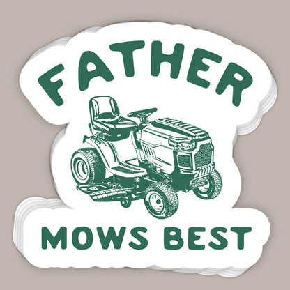 Father Mows Best (Decal) Ivy + Cloth