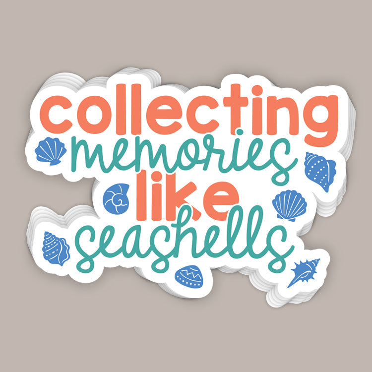 Collecting Memories Like Seashells (Decal) Ivy + Cloth