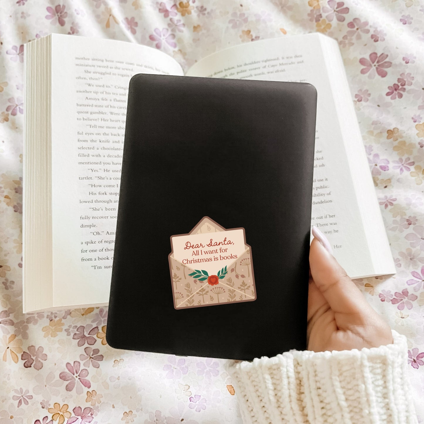 Dear Santa, All I Want For Christmas Is Books (Decal) Ivy + Cloth