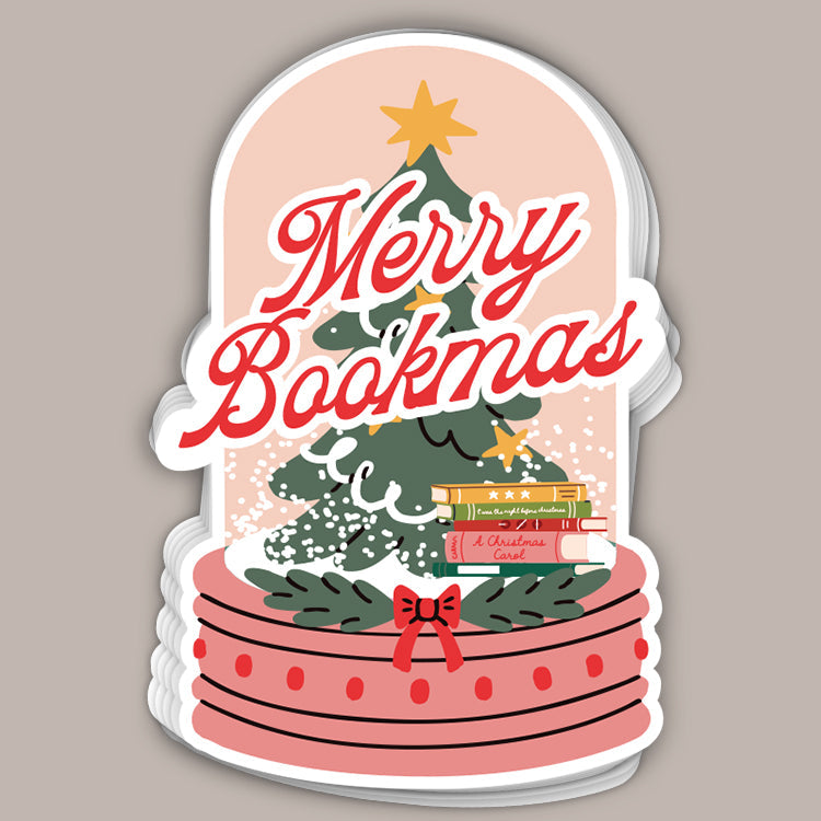 Merry Bookmas Snowglobe (Decal) Ivy + Cloth