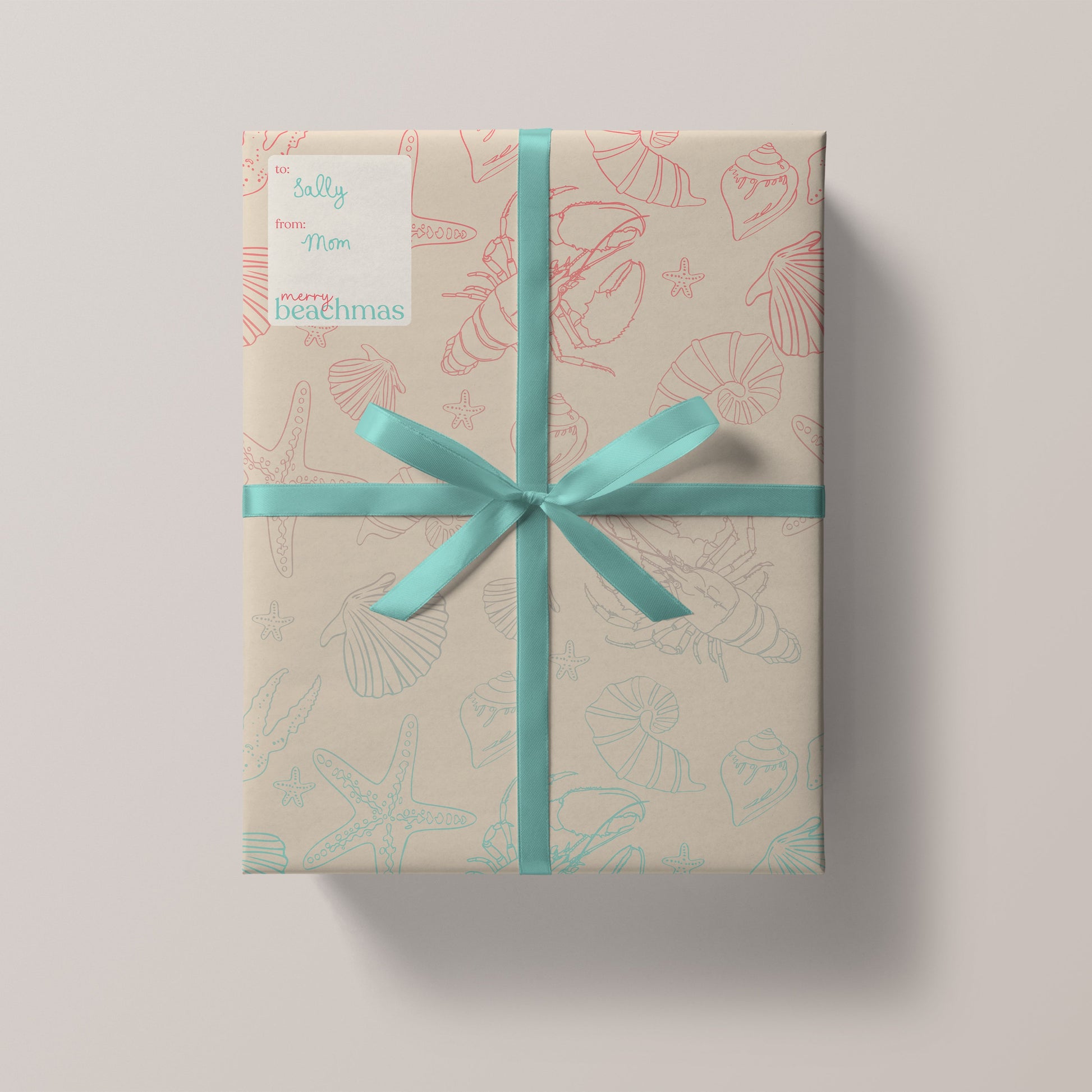 Merry Beachmas Holiday Tags (Sticker Sheet) Ivy + Cloth