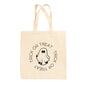 Trick Or Treat Circle Ghost Tote Bag Ivy + Cloth