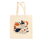 Ghost Doodle Collage Tote Bag Ivy + Cloth