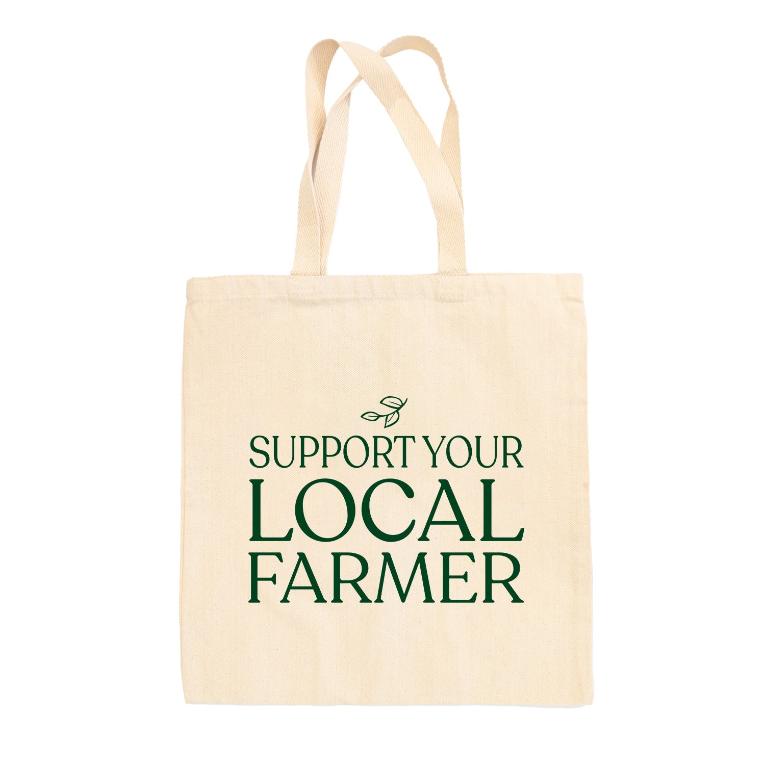 Support Your Local Farmer (Green) Tote Bag Ivy + Cloth