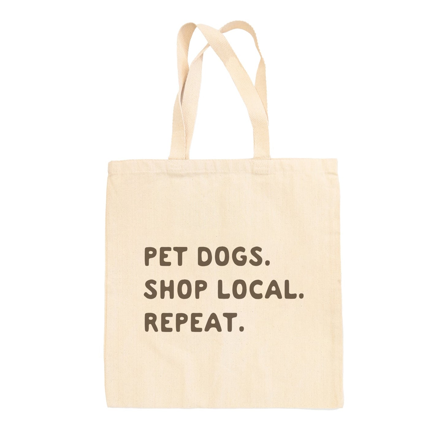 Pet Dogs Shop Local Repeat Tote Bag Ivy + Cloth