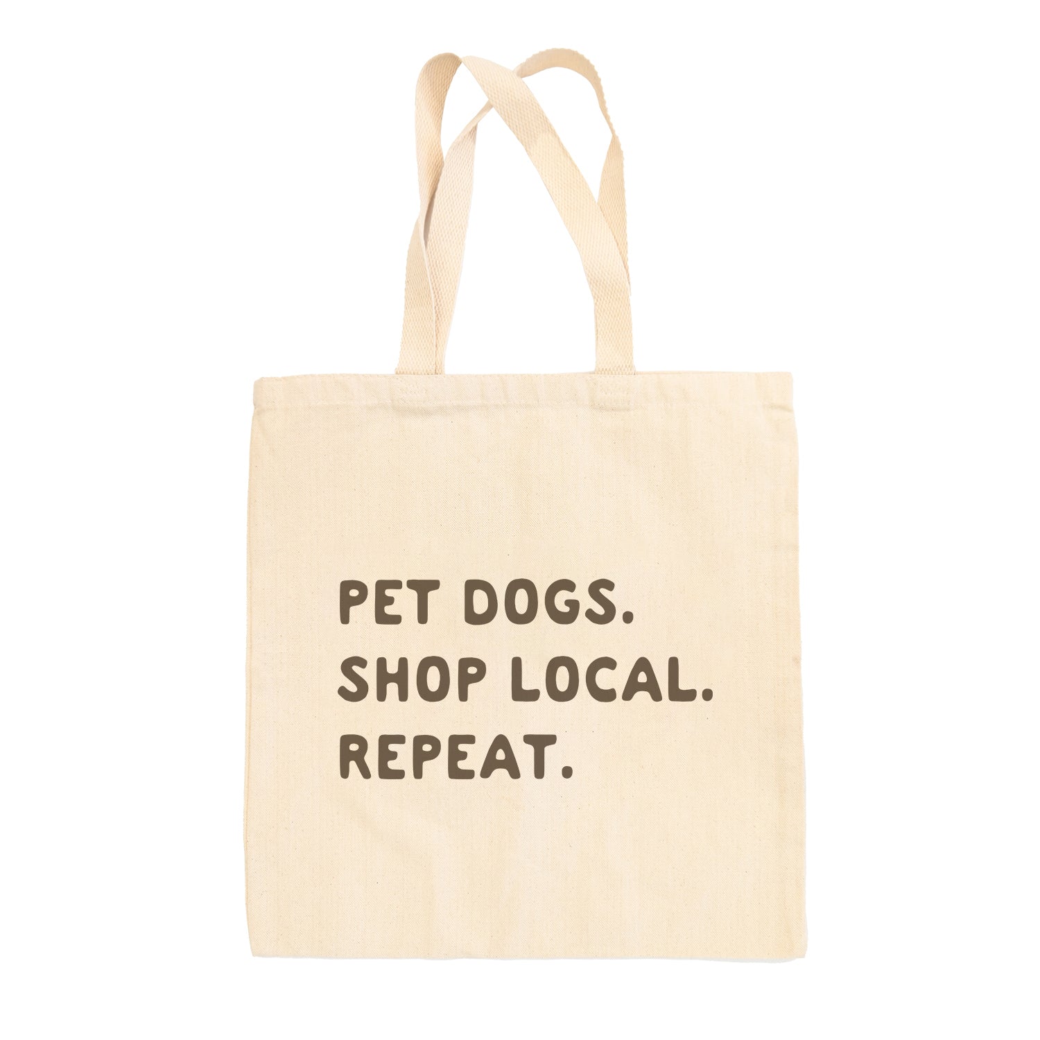 Pet Dogs Shop Local Repeat Tote Bag Ivy + Cloth