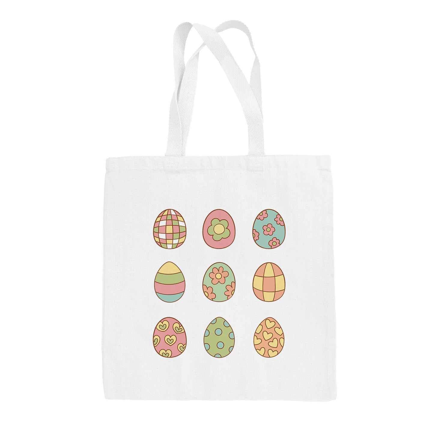 Groovy Easter Eggs Tote Bag Ivy + Cloth