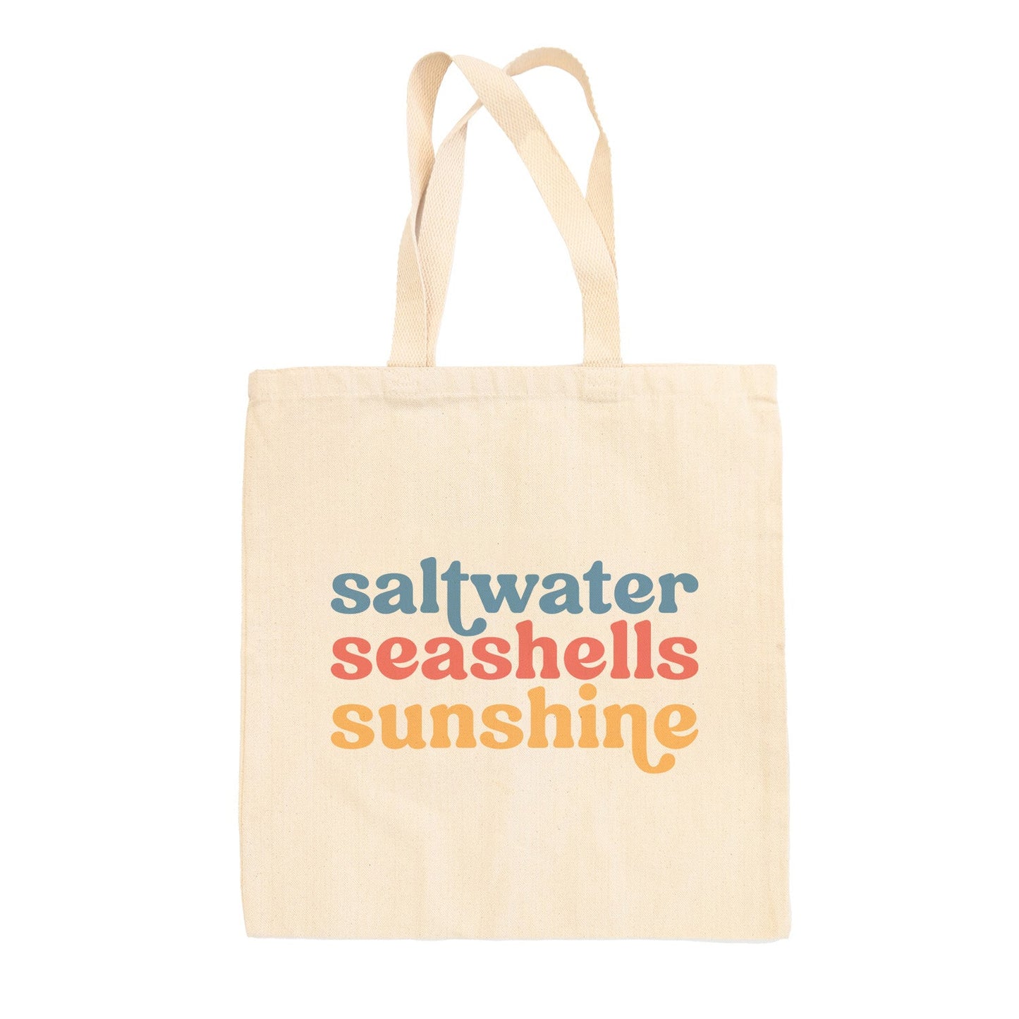Saltwater, Seashells, Sunshine Tote Bag Ivy + Cloth