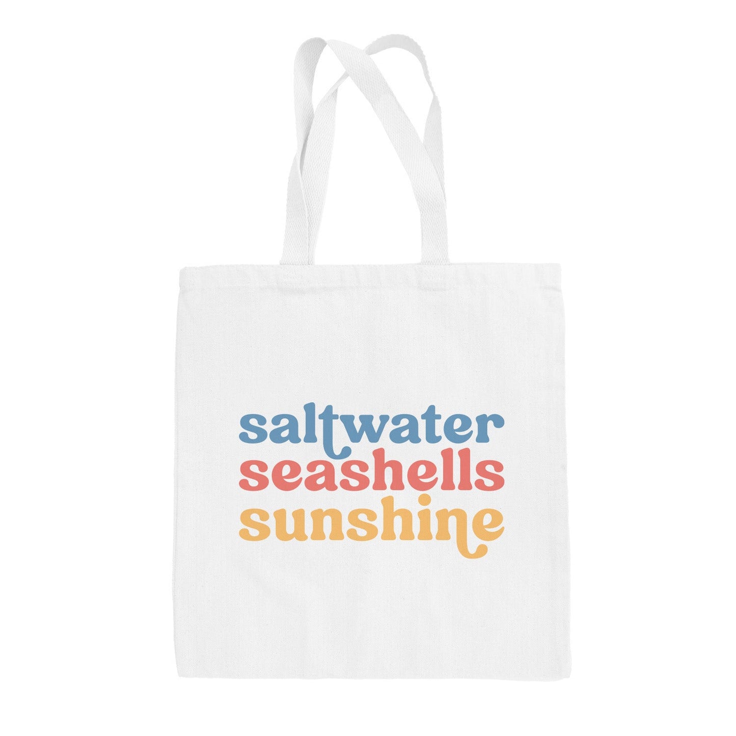 Saltwater, Seashells, Sunshine Tote Bag Ivy + Cloth