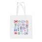 Summer Postage Stamp Doodles Tote Bag Ivy + Cloth