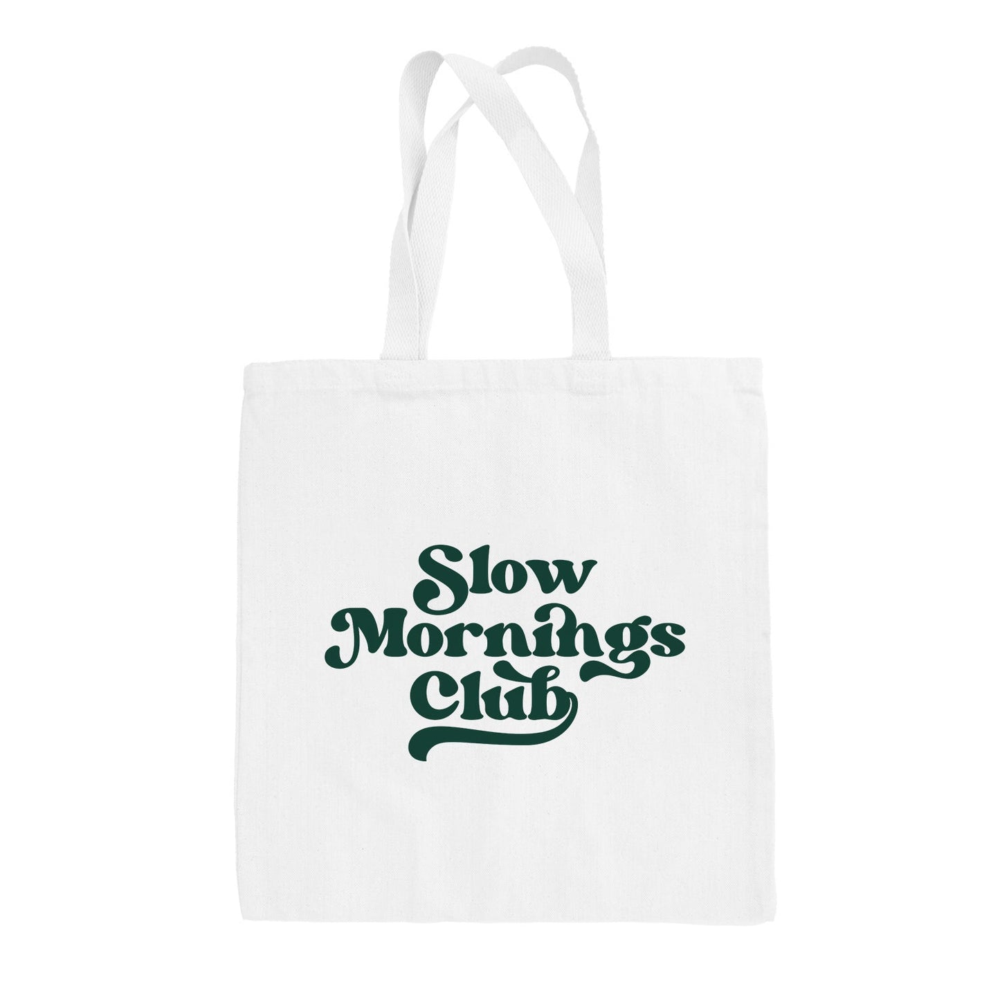 Slow Mornings Club Tote Bag Ivy + Cloth