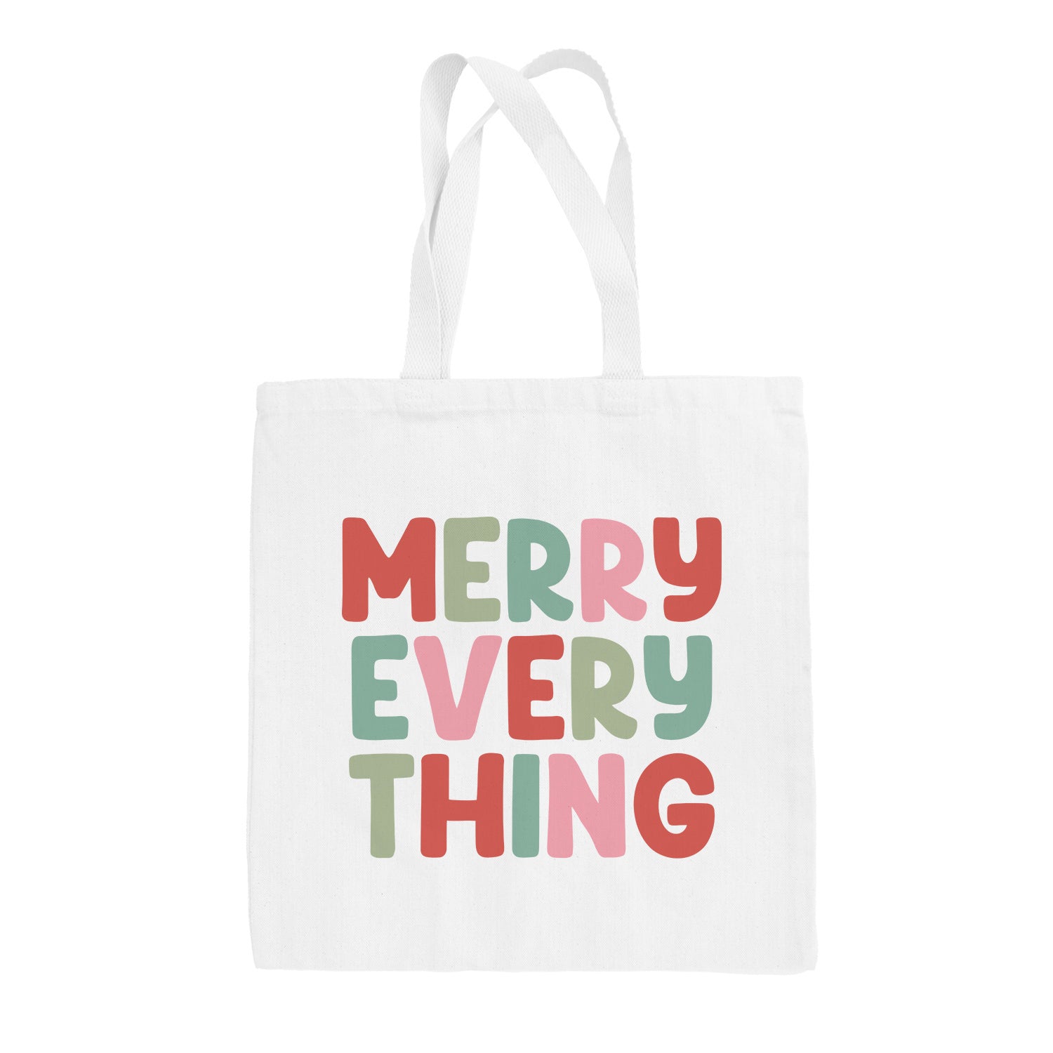Merry Everything Colorful Tote Bag Ivy + Cloth