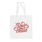 Deck The Hall Sparkle Script Tote Bag Ivy + Cloth