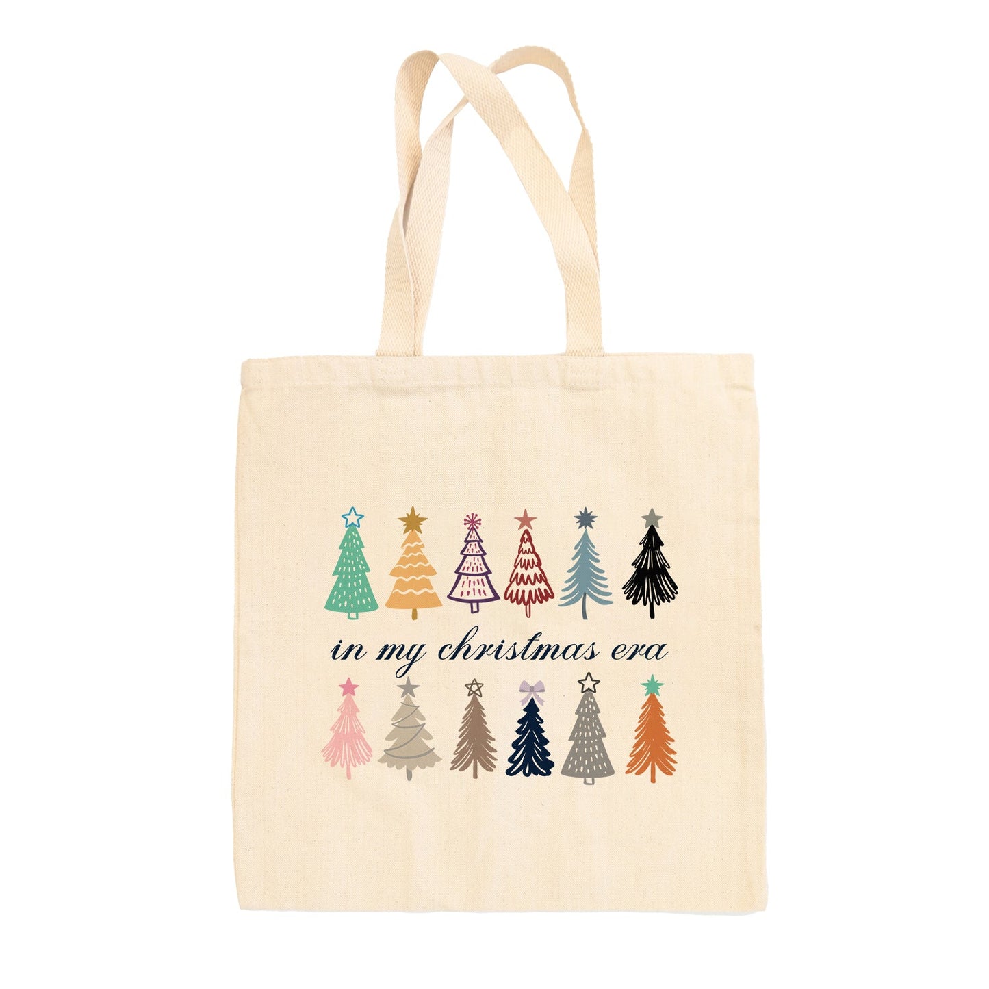 In My Christmas Era Christmas Tree Doodles Tote Bag Ivy + Cloth