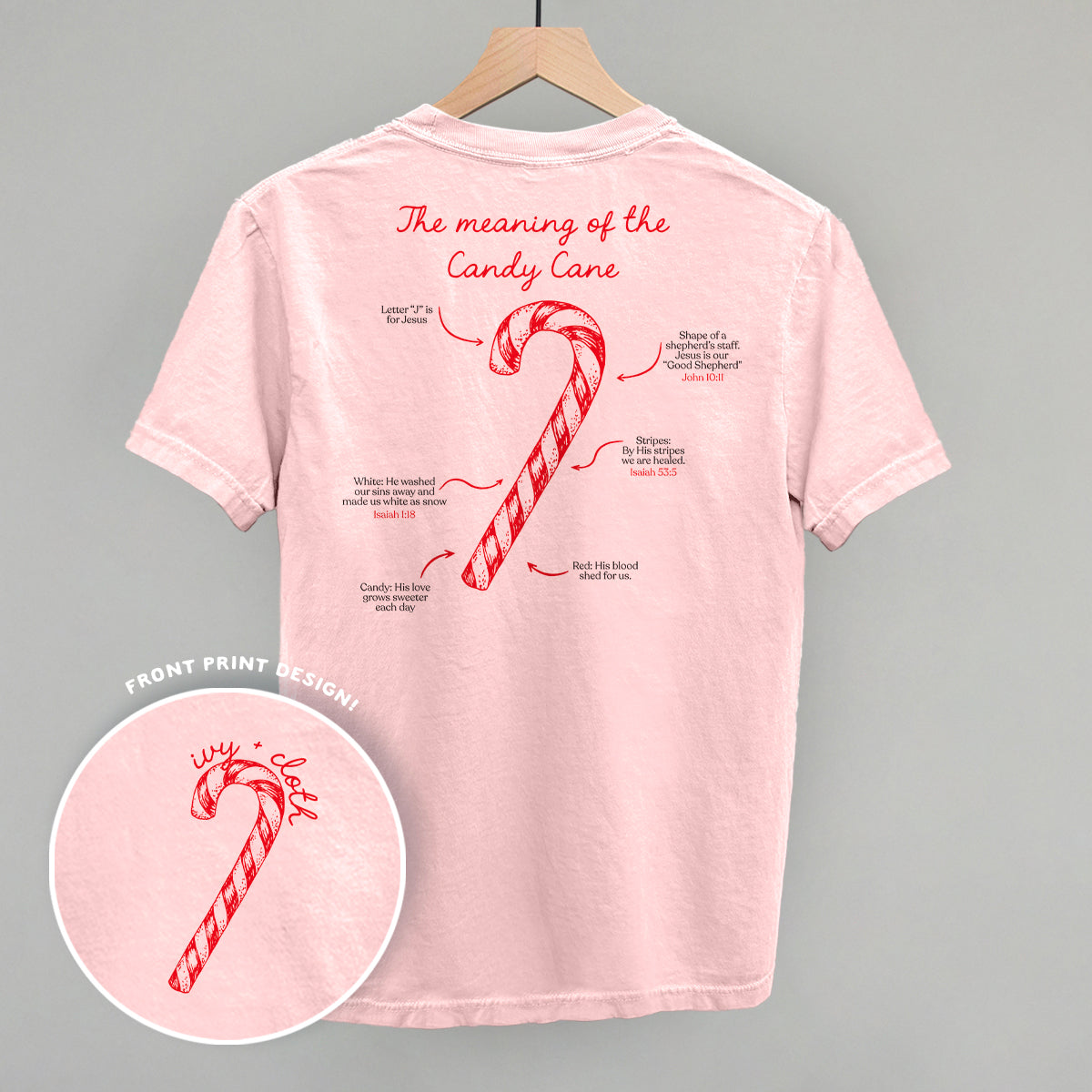 The Meaning Of The Candy Cane (Back Print) Ivy + Cloth
