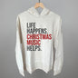 Life Happens Christmas Music Helps Ivy + Cloth