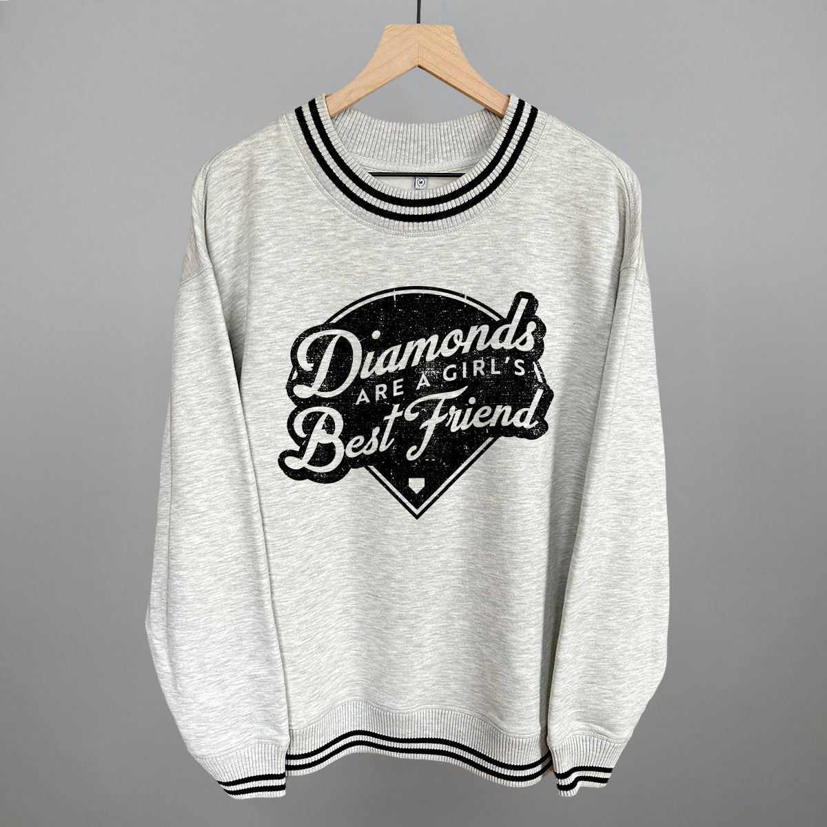Diamonds Are A Girl's Best Friend (Vintage Script) Ivy + Cloth