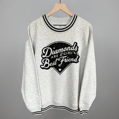 Diamonds Are A Girl's Best Friend (Vintage Script) Ivy + Cloth