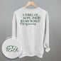 The Thrill Of Hope, The Weary World Rejoices (Back Print) Ivy + Cloth