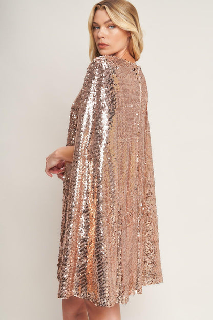SPECIAL TREATMENT SEQUIN MINI DRESS Flying Tomato