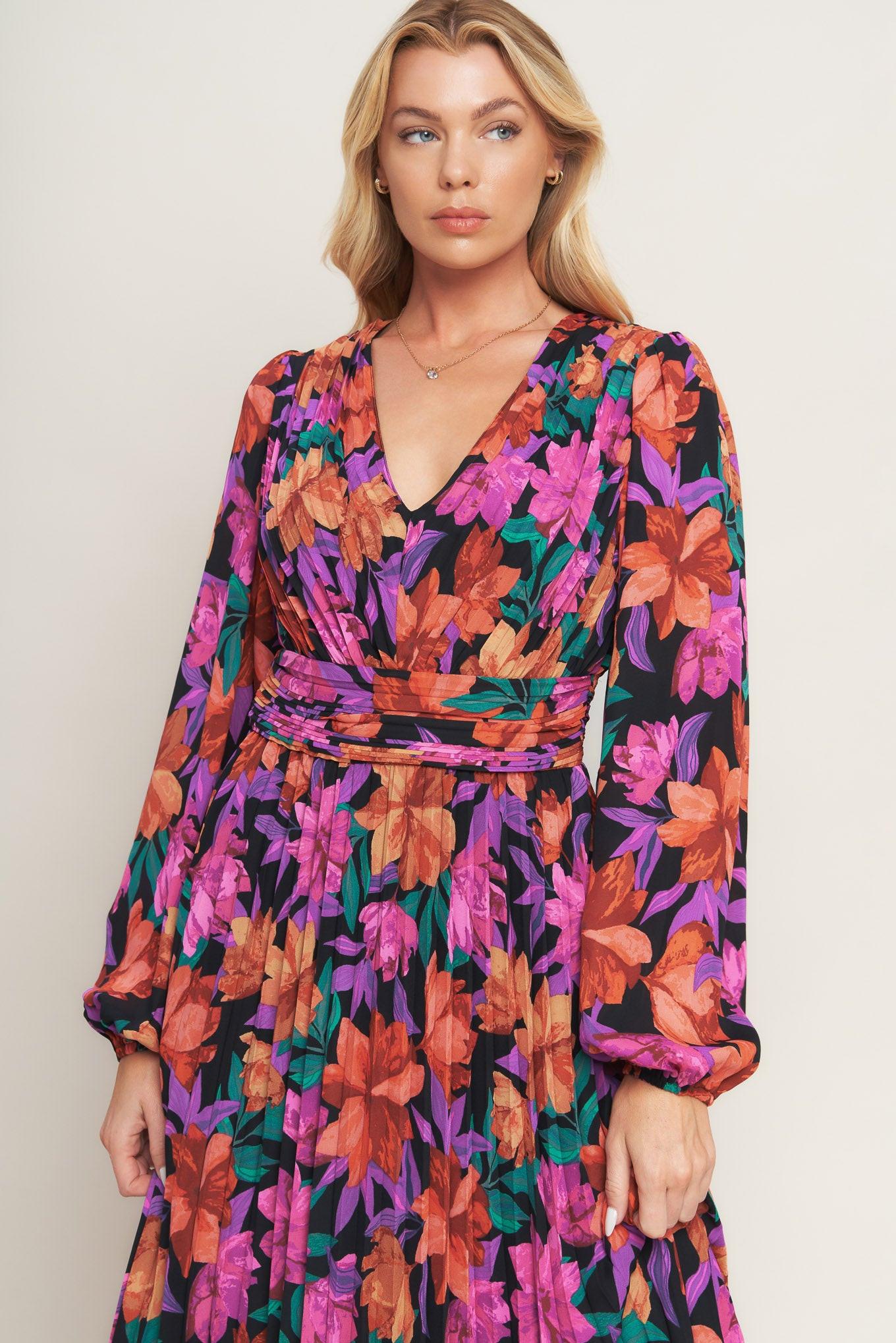 OUR BEAUTIFUL LOVE WOVEN MIDI DRESS Flying Tomato