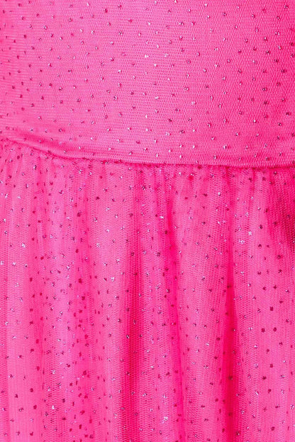 SOME FRESH AIR FUCHSIA TULLE MIDI DRESS Flying Tomato