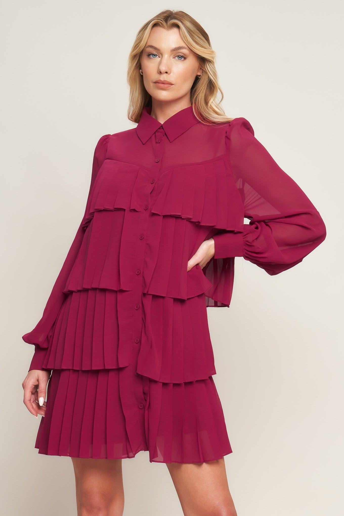 AN ABSOLUTE TREASURE WOVEN MINI DRESS Flying Tomato