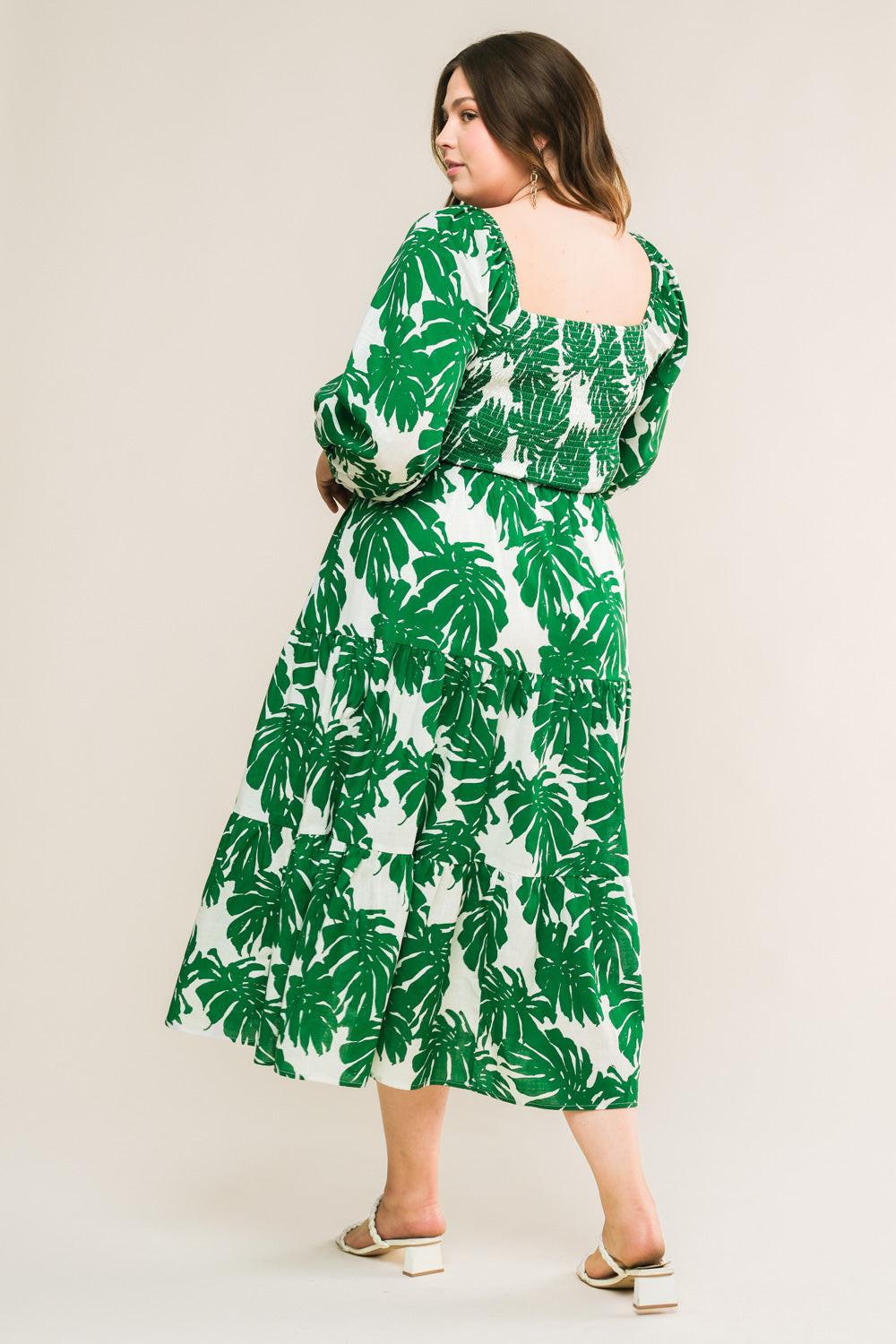 ALL THE DRAMA WOVEN MIDI DRESS Flying Tomato