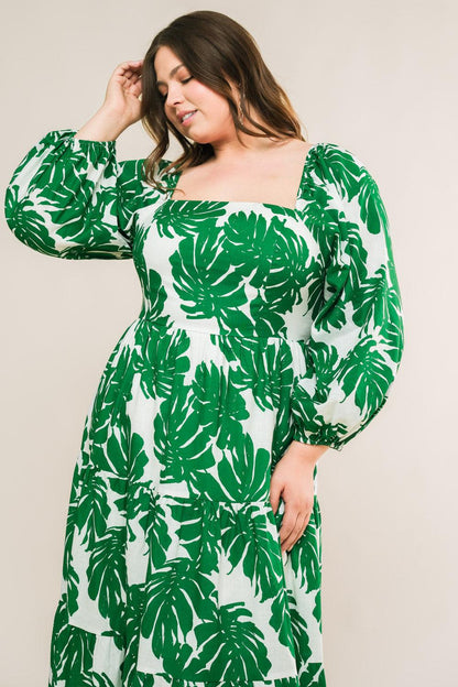 ALL THE DRAMA WOVEN MIDI DRESS Flying Tomato