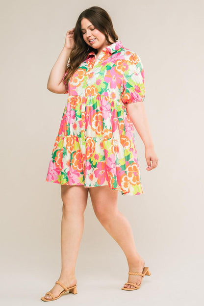 DIVINE INTUITION WOVEN MINI DRESS Flying Tomato