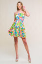 PRISTINE PRESENCE WOVEN MINI DRESS Flying Tomato