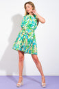 FLORAL FEELINGS WOVEN MINI DRESS Flying Tomato