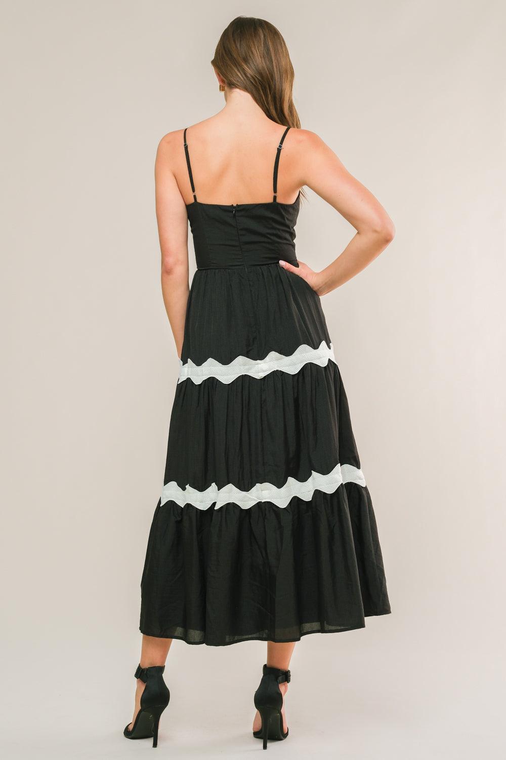 SUMMER SPRITZ WOVEN MIDI DRESS Flying Tomato