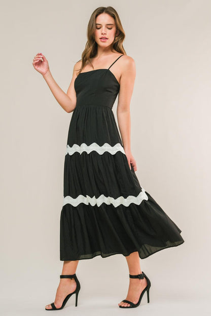 SUMMER SPRITZ WOVEN MIDI DRESS Flying Tomato