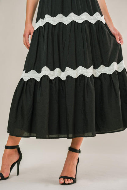 SUMMER SPRITZ WOVEN MIDI DRESS Flying Tomato