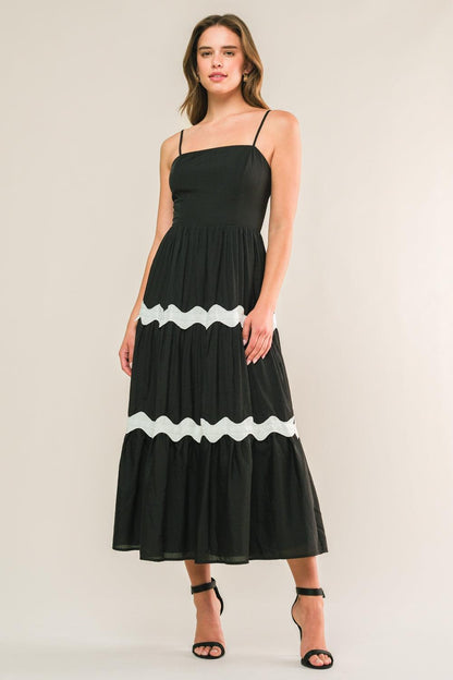 SUMMER SPRITZ WOVEN MIDI DRESS Flying Tomato