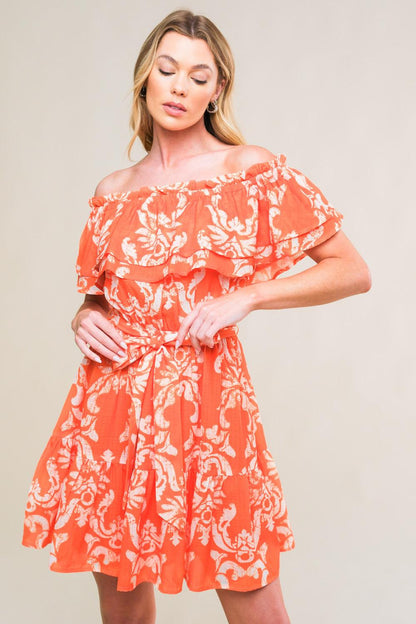 CAPTIVATING ALWAYS WOVEN MINI DRESS Flying Tomato