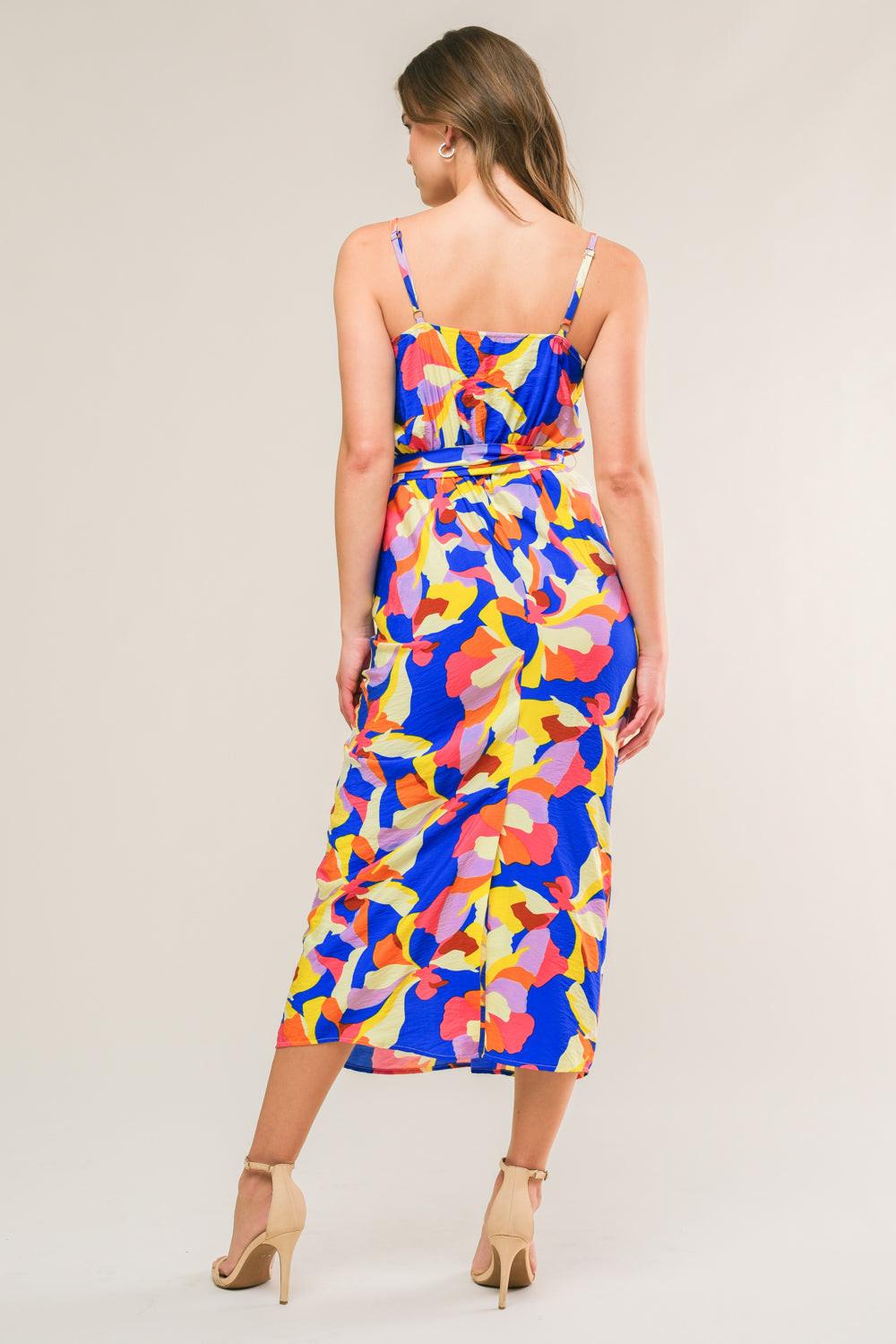 WHAT DREAMS ARE MADE WOVEN MIDI DRESS Flying Tomato