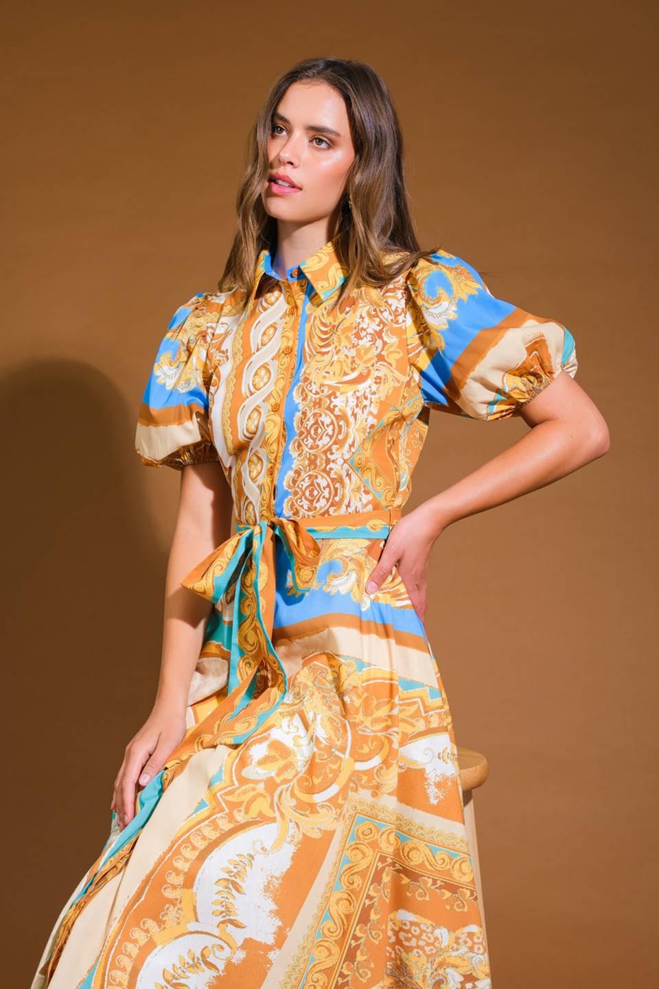 UNBELIEVABLY LOVELY WOVEN MIDI DRESS Flying Tomato