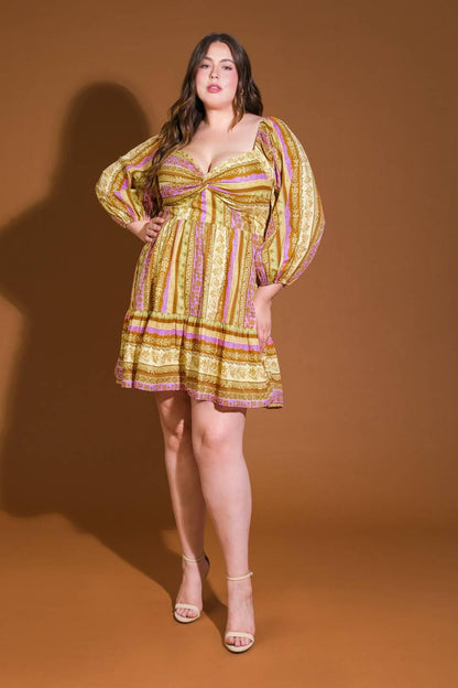 ALL MY PRIDE WOVEN MINI DRESS Flying Tomato