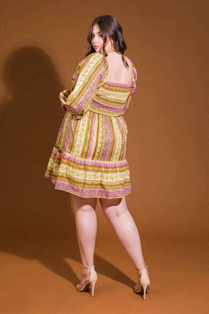 ALL MY PRIDE WOVEN MINI DRESS Flying Tomato