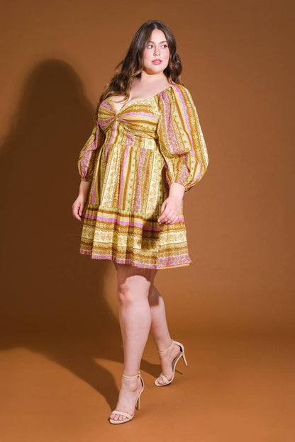 ALL MY PRIDE WOVEN MINI DRESS Flying Tomato